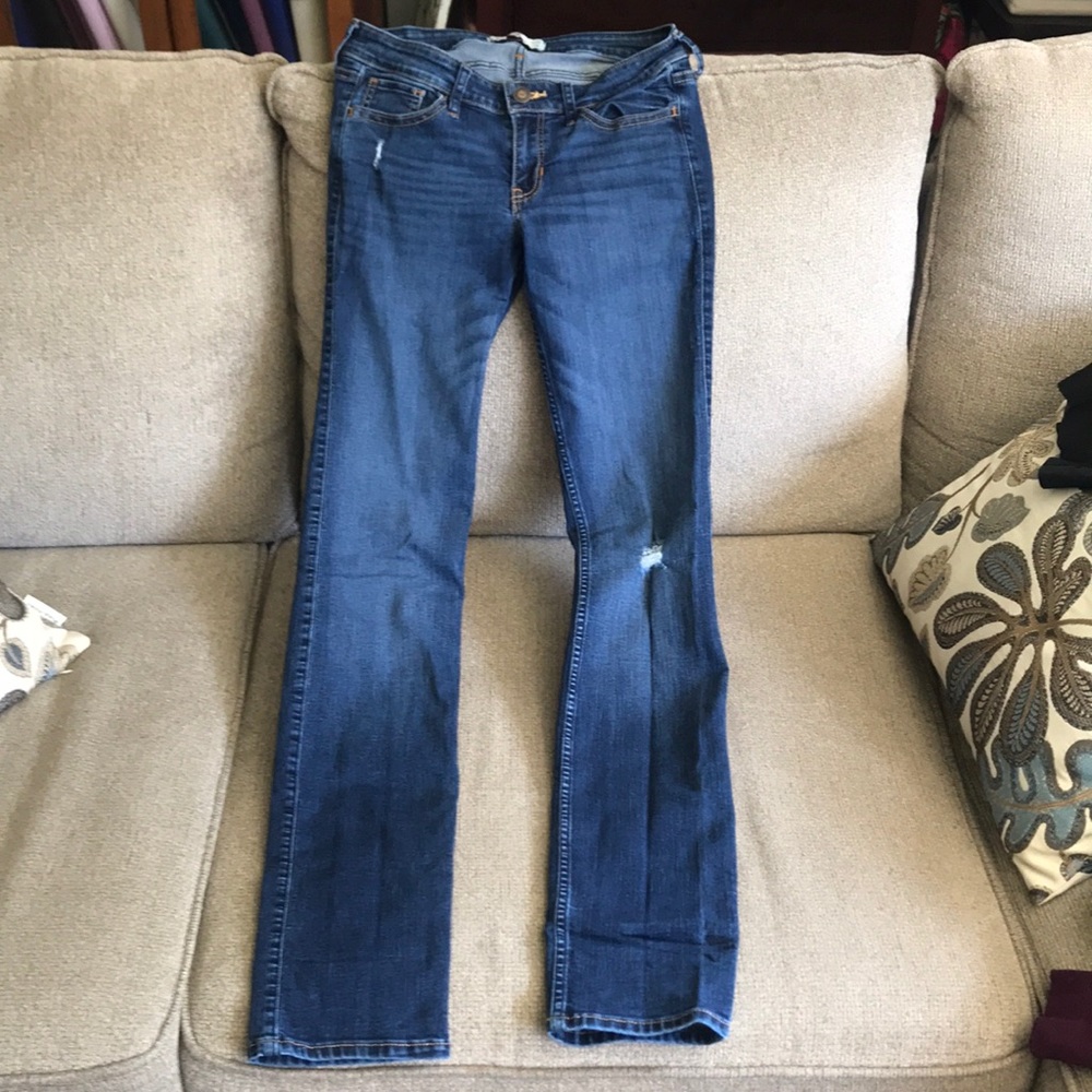 Hollister Dark Wash Bootcut Jegging